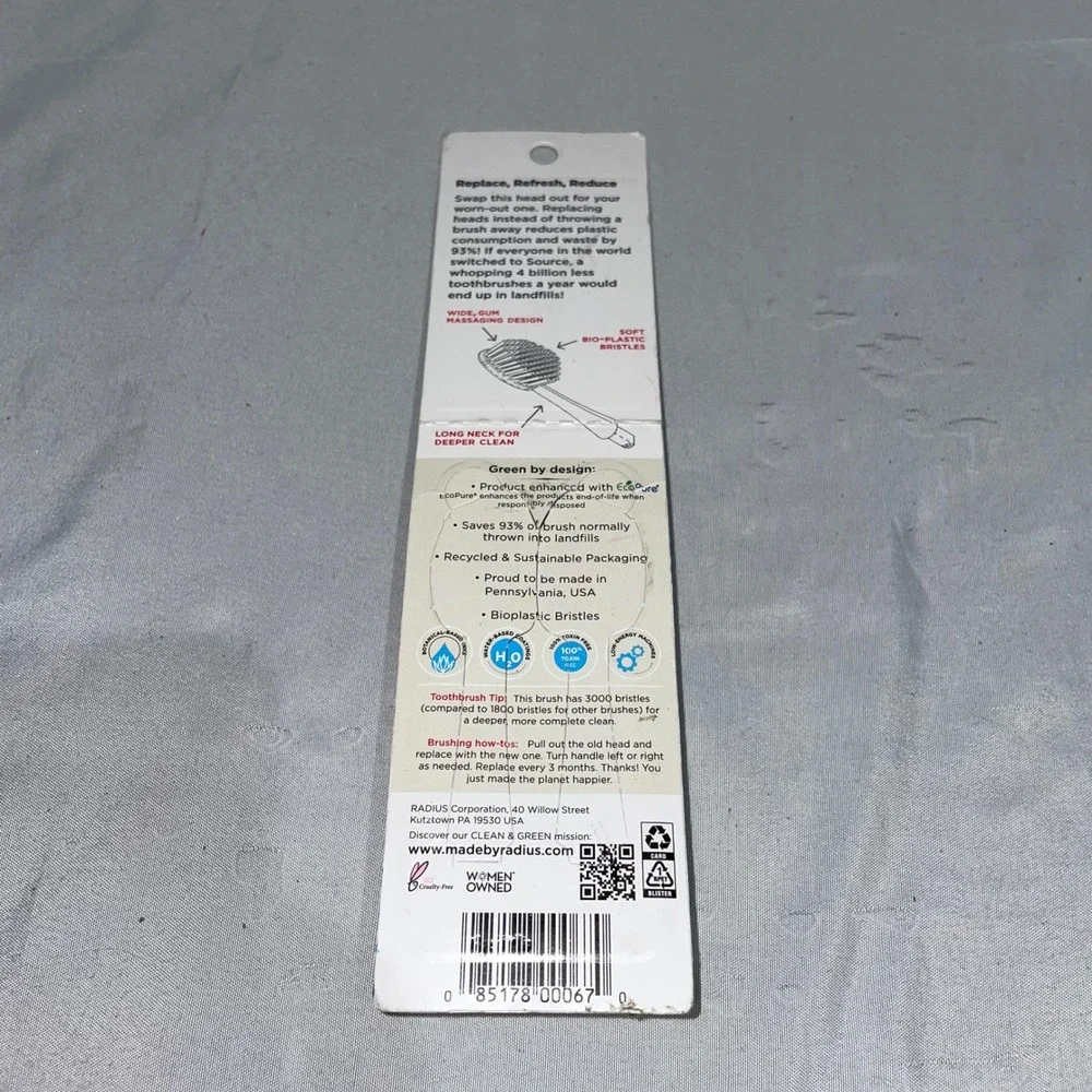 Radius source toothbrush